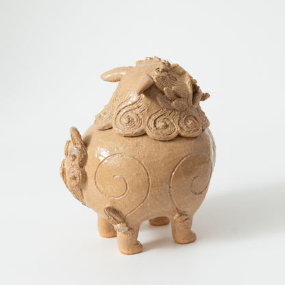 吉野桃李　萩獅子香炉