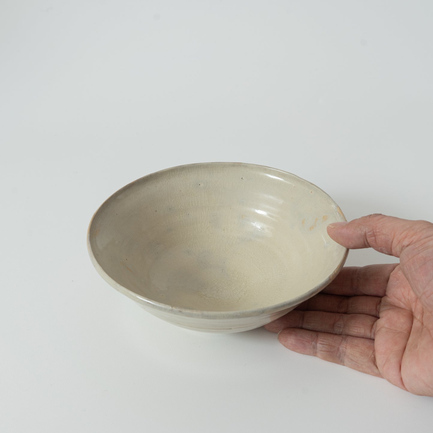 谷穹　白瓷茶盌