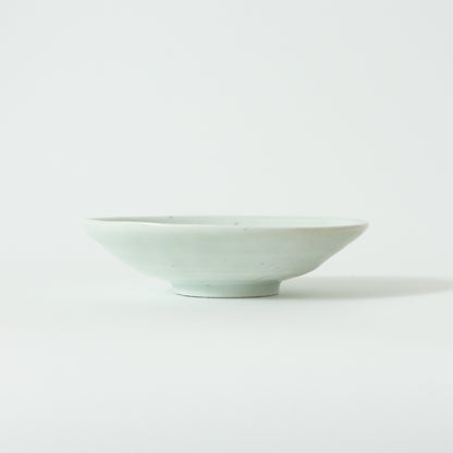 川端まさみ　白磁4.5寸皿