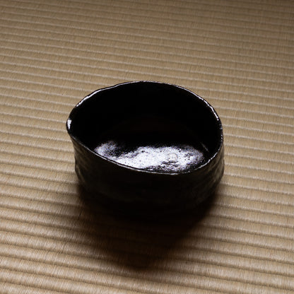 明賀亘史　黒唐津茶碗