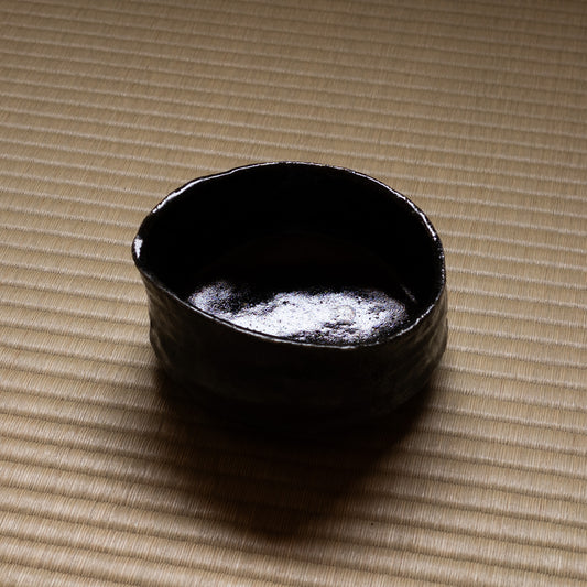 明賀亘史　黒唐津茶碗