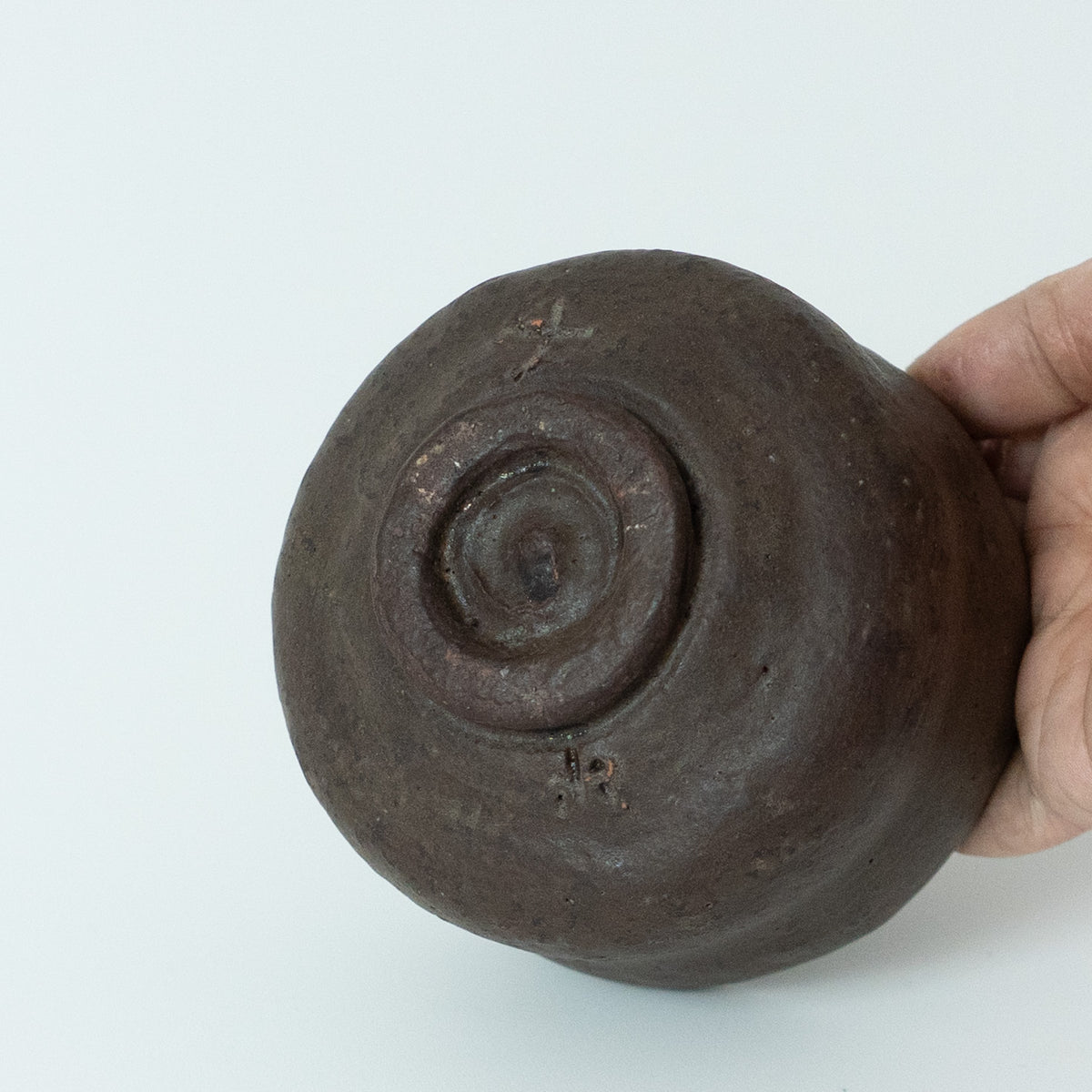 Sugimoto Genkaku Sadamitsu:  Black Small Wabi Tea Bowl