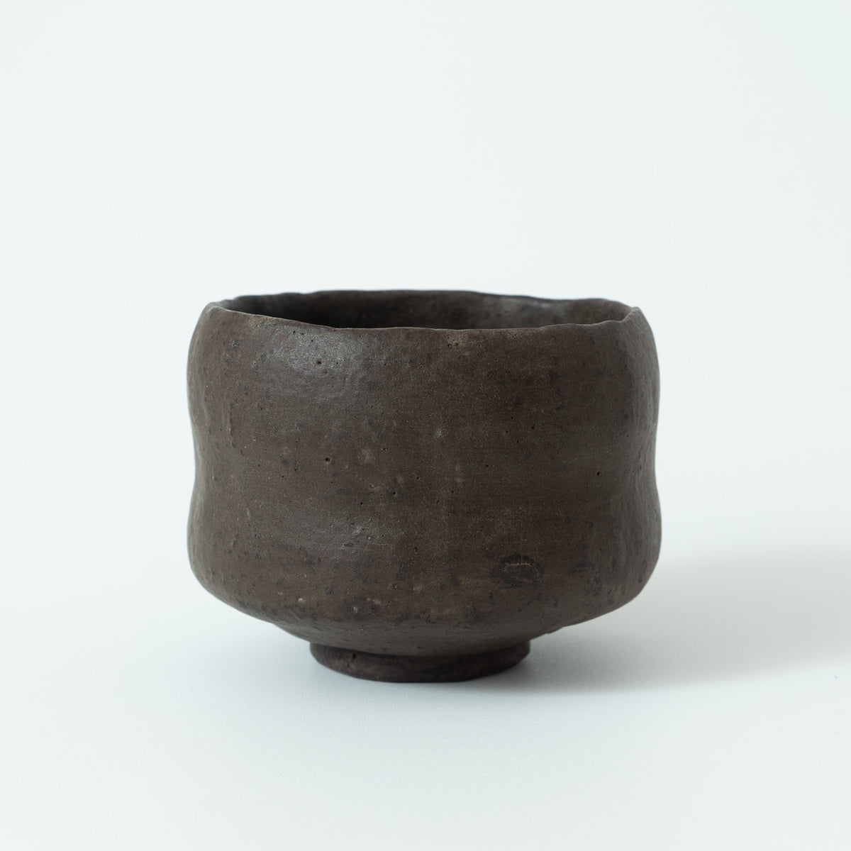 Sugimoto Genkaku Sadamitsu:  Black Small Wabi Tea Bowl