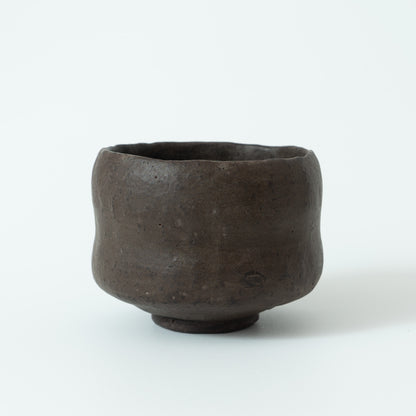 Sugimoto Genkaku Sadamitsu:  Black Small Wabi Tea Bowl