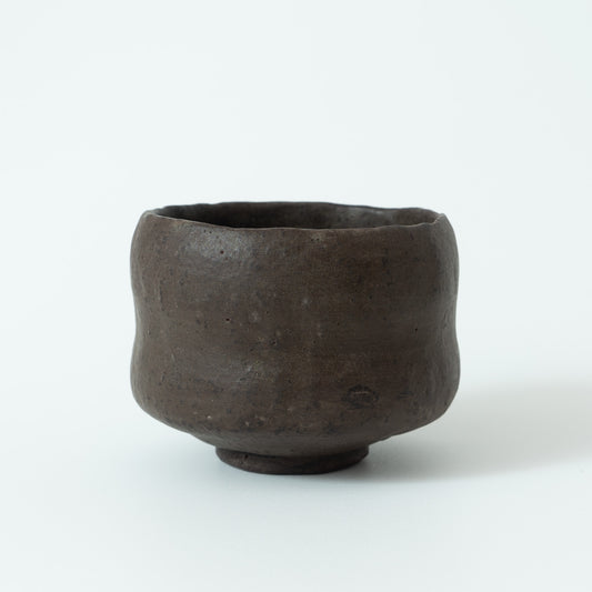 杉本玄覚貞光　黒　小侘茶盌　