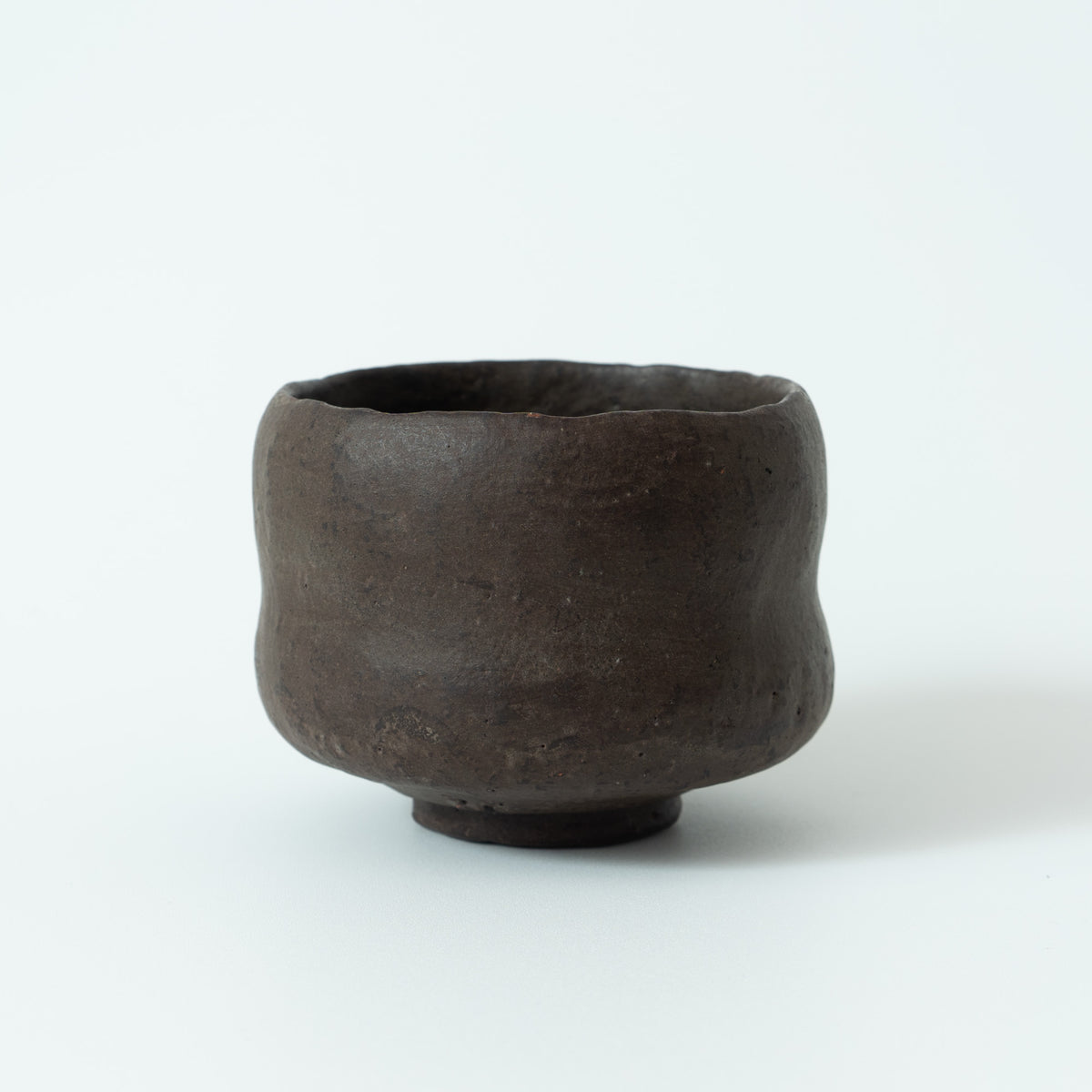 Sugimoto Genkaku Sadamitsu:  Black Small Wabi Tea Bowl