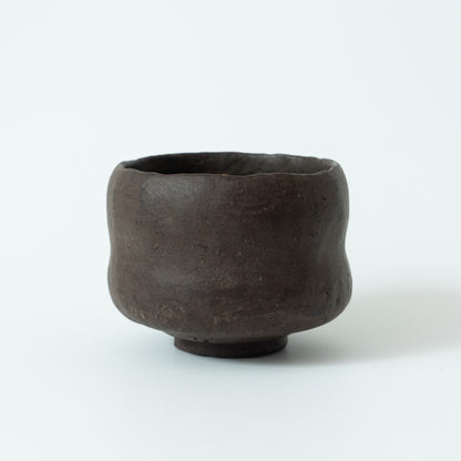 Sugimoto Genkaku Sadamitsu:  Black Small Wabi Tea Bowl