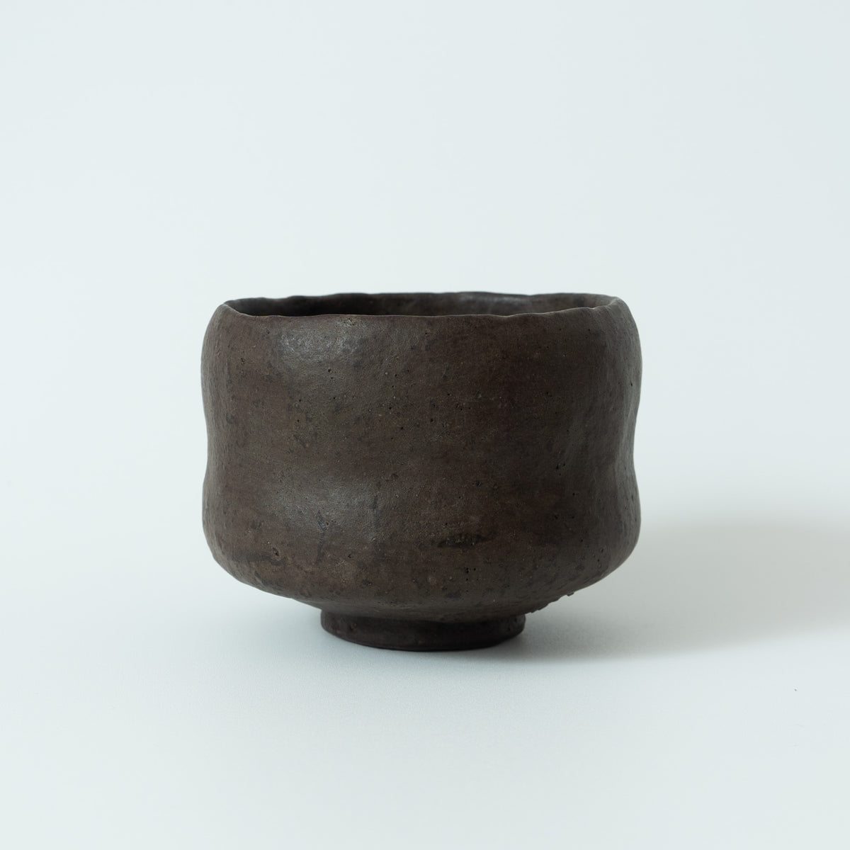Sugimoto Genkaku Sadamitsu:  Black Small Wabi Tea Bowl