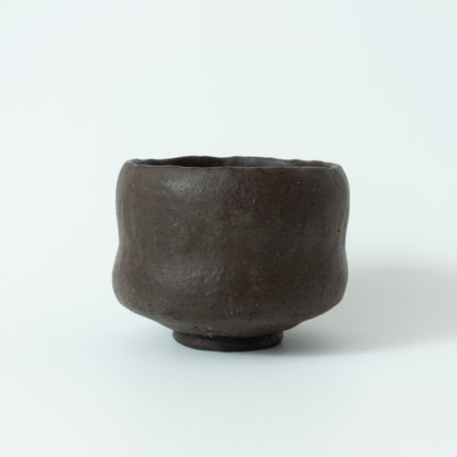 Sugimoto Genkaku Sadamitsu:  Black Small Wabi Tea Bowl
