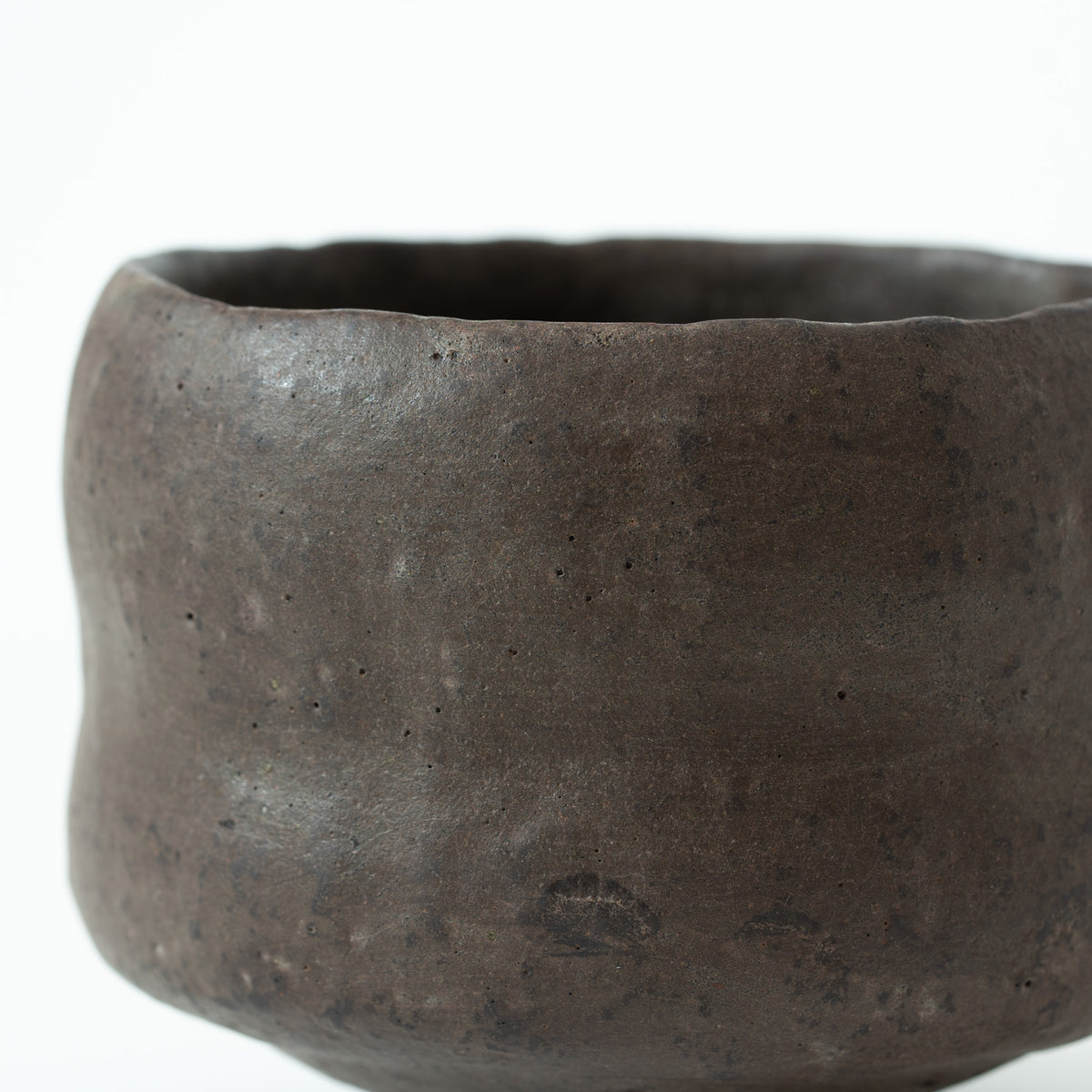 Sugimoto Genkaku Sadamitsu:  Black Small Wabi Tea Bowl
