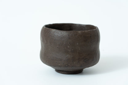 Sugimoto Genkaku Sadamitsu:  Black Small Wabi Tea Bowl