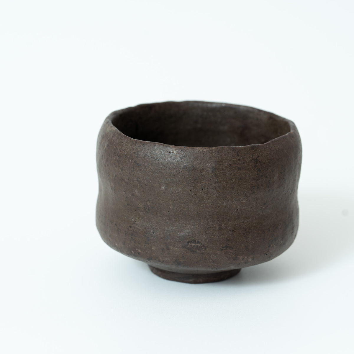 Sugimoto Genkaku Sadamitsu:  Black Small Wabi Tea Bowl