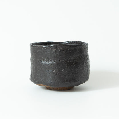 杉本玄覚貞光　瀬戸黒　小侘茶盌