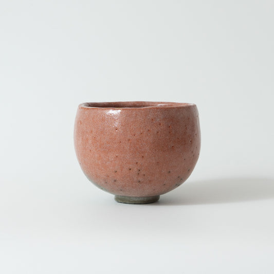 柳下季器　赤茶盌