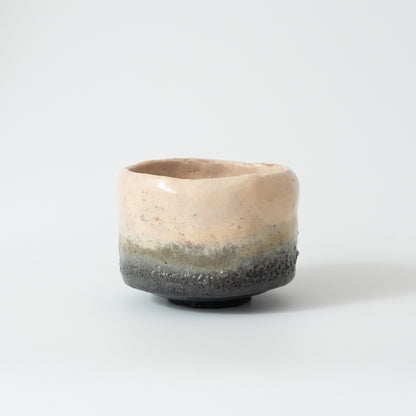 柳下季器　白茶盌