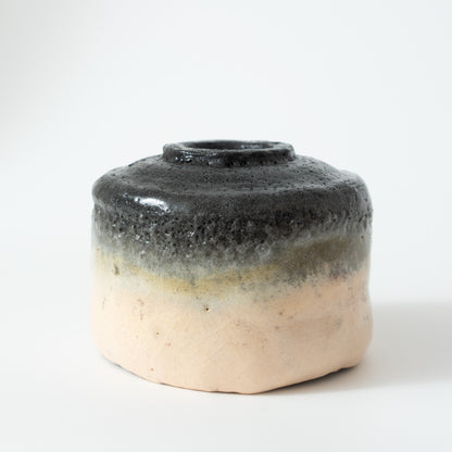柳下季器　白茶盌