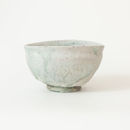 辻村唯　白志野茶盌