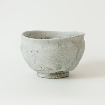 辻村唯　白志野茶盌
