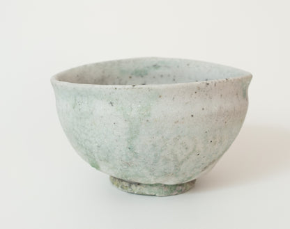 辻村唯　白志野茶盌