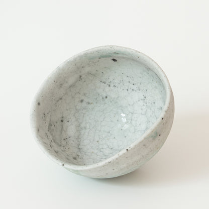 辻村唯　白志野茶盌