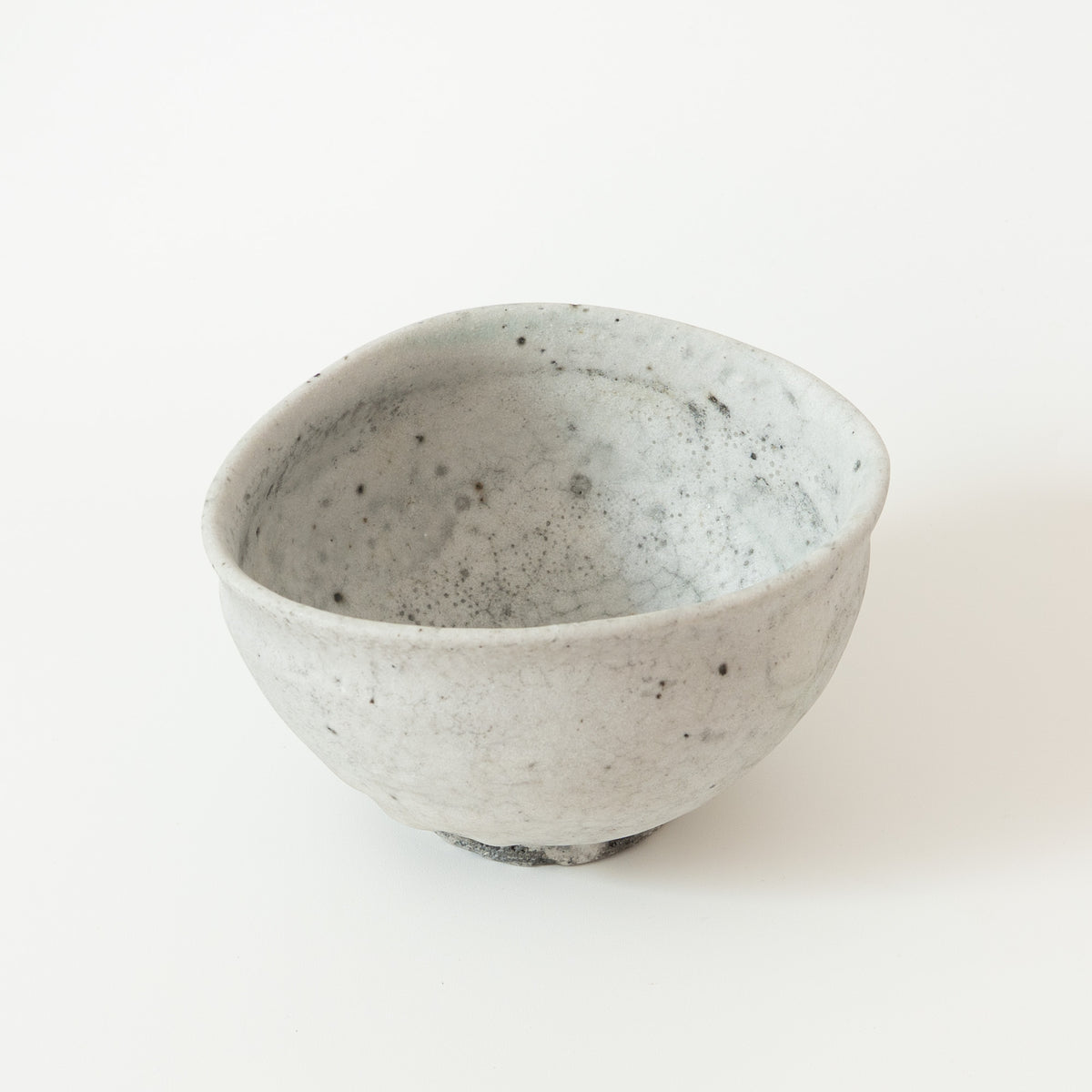 辻村唯　白志野茶盌
