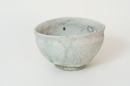 辻村唯　白志野茶盌