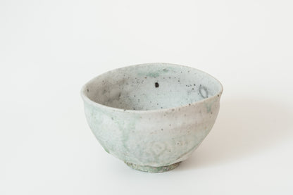 辻村唯　白志野茶盌