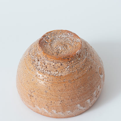 吉野桃李　萩茶盌