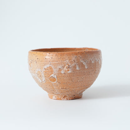 吉野桃李　萩茶盌