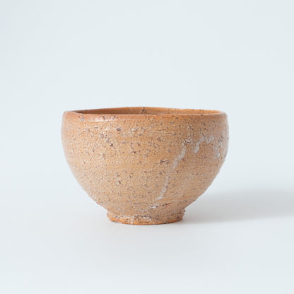 吉野桃李　萩茶盌