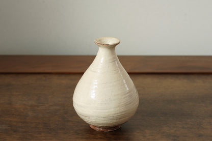 YT8B 萩刷毛目徳利　吉野桃李