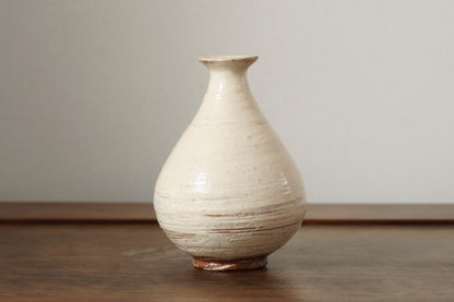 YT8B 萩刷毛目徳利　吉野桃李