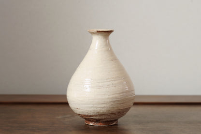 YT8B 萩刷毛目徳利　吉野桃李