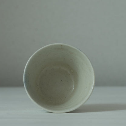 AI15B 吹墨千鳥文猪口　伊藤明美