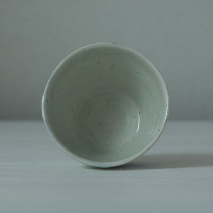 AI15C 吹墨千鳥文猪口　伊藤明美