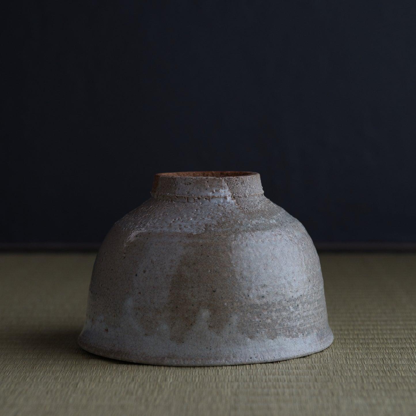 ko.YT01 吉野桃李　萩大道熊川茶盌