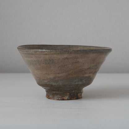 SMA4 祠赤土茶盌　大道粉引　坂倉正紘