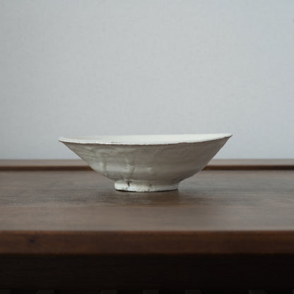 AI19A 粉引平皿　伊藤明美