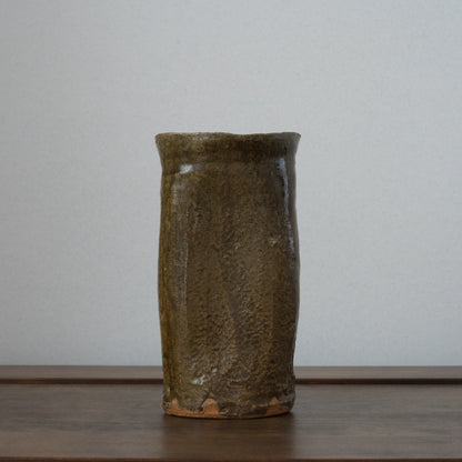 IMEX m6 黄唐津花入　明賀亘史