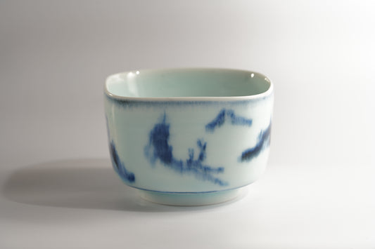 MM10(#10) 山水文角形碗　宮岡麻衣子