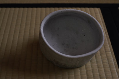 TY2 白志野茶碗 共箱　辻村唯