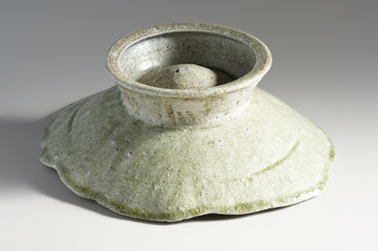 TY8 自然釉蓮葉皿　辻村唯