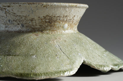 TY8 自然釉蓮葉皿　辻村唯