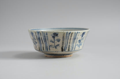 MMKY096 陶胎染付小鉢 村上三和子×梶原靖元