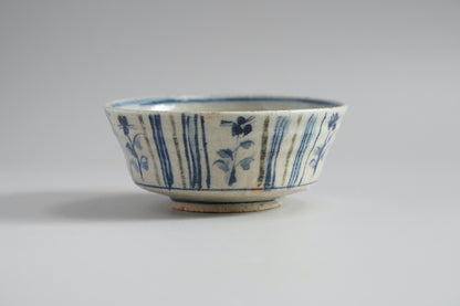 MMKY096 陶胎染付小鉢 村上三和子×梶原靖元