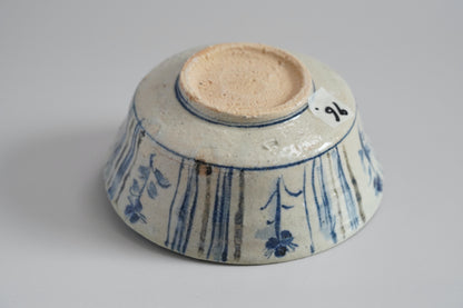 MMKY096 陶胎染付小鉢 村上三和子×梶原靖元