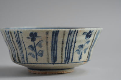 MMKY096 陶胎染付小鉢 村上三和子×梶原靖元