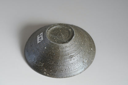 MMKY125h-ky 珠洲平盃 共箱　梶原靖元